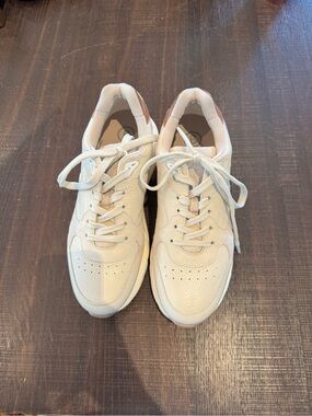 Bogner Men's Cream Casual Leather Sneakers - Comfortable Everyday Style